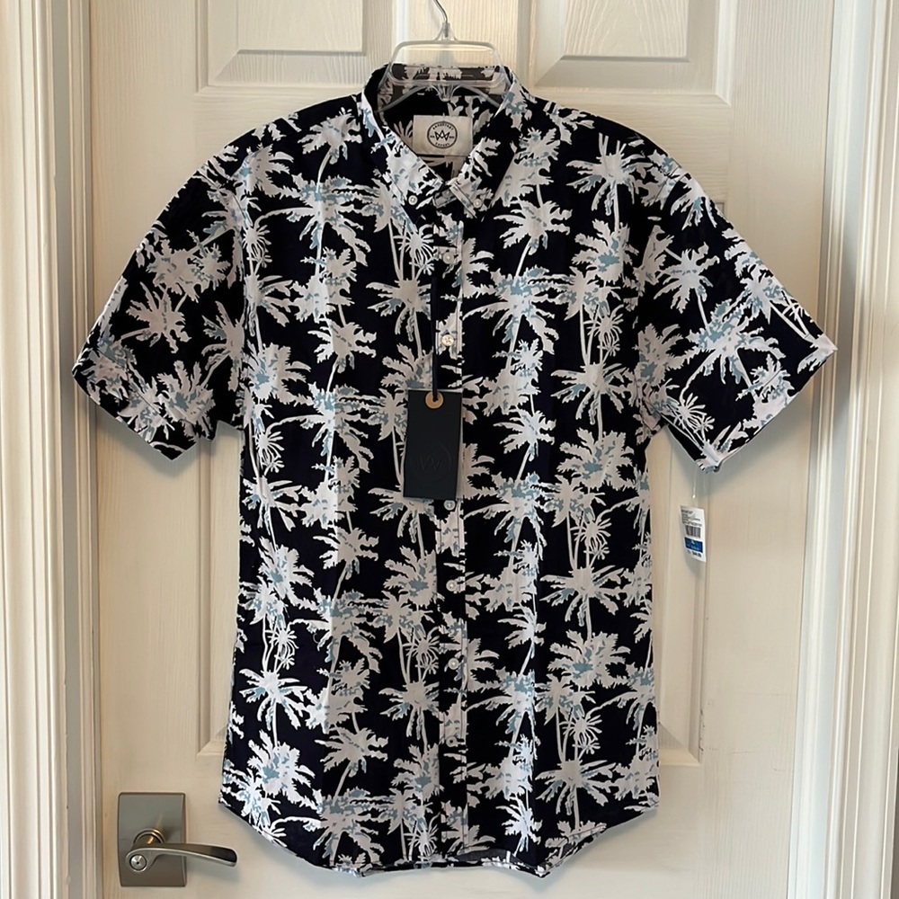 NWT Kronstadt Casual Short Sleeve Shirt-size XL